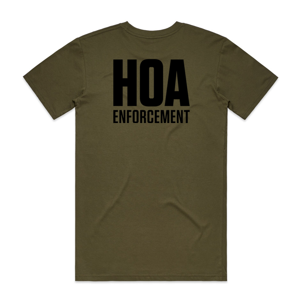 HOA-E: Black on Green
