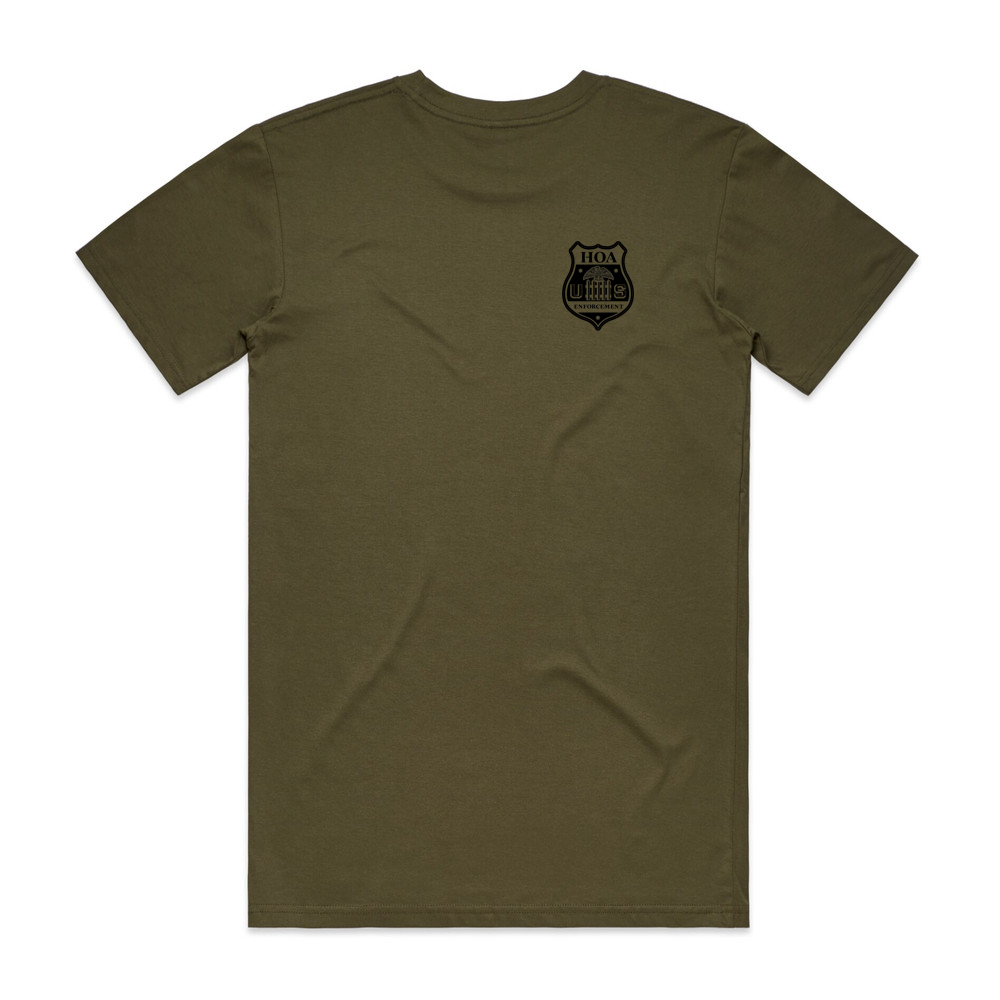 HOA-E: Black on Green